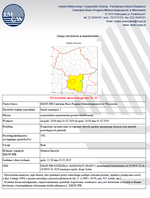 tl_files/magazyn/OSTRZEZENIA/Ostrzezenie meteorologiczne Nr 13 01.02.2019.png