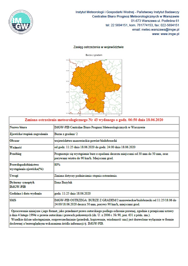 Zmiana_ostrzezenia_meteo nr 43 (18-06-2020)